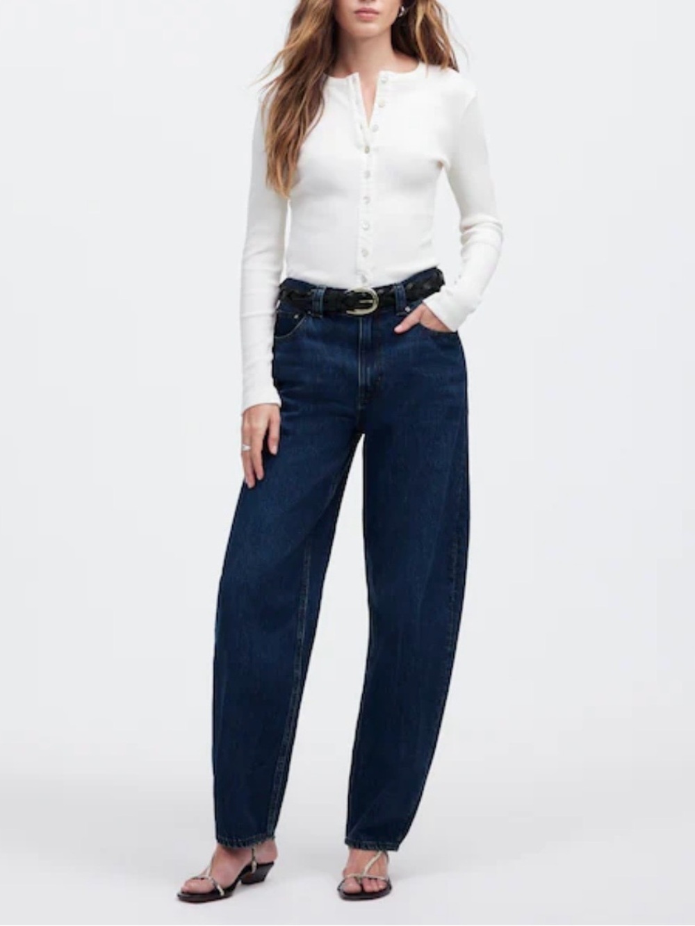 Madewell Women’s The Arc-Leg Barrel Jeans